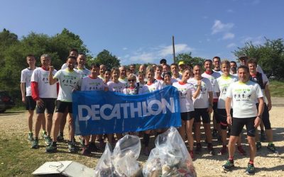 Eco trail organisé par Décathlon